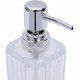 Porta Sabonete Líquido 210ml Em Acrílico Listraseve Clear